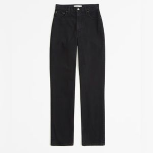 A&F 90s straight ultra high rise jeans